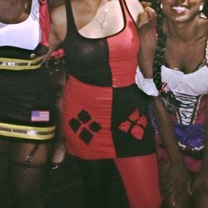 DC Comics Harley Quinn Sleeveless Bodycon Dress